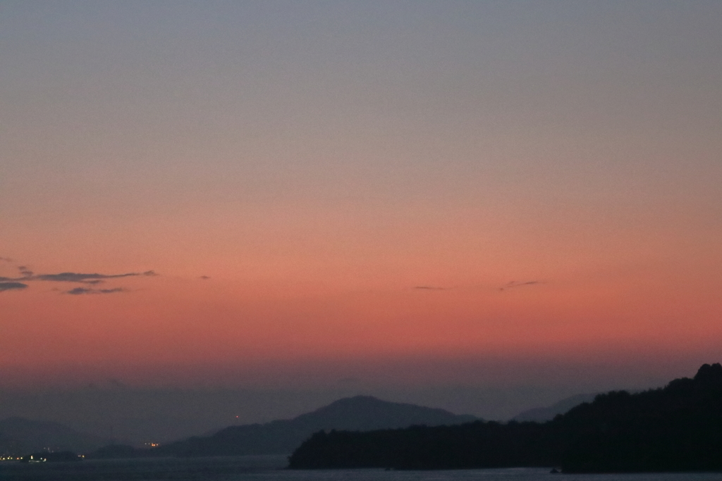 瀬戸内の夜明け(1)  170806-1