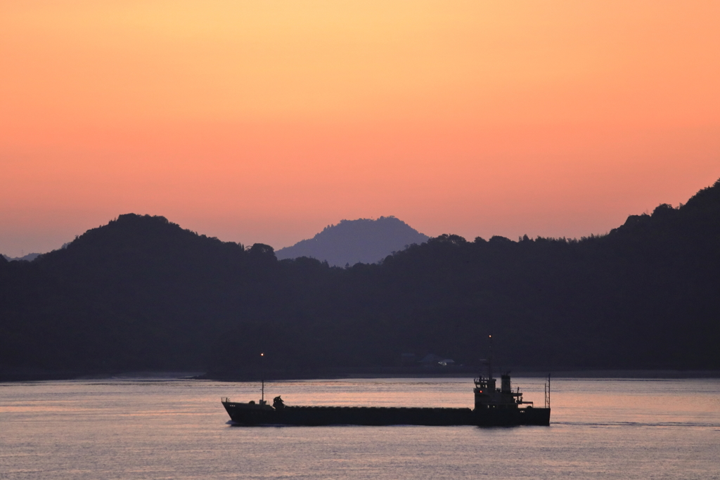 瀬戸内の夜明け(1)  171025-