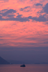 瀬戸内の夕景 250711-500