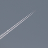 今朝の飛行機雲 180501-745