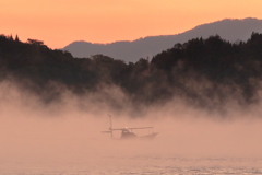 毛嵐の朝(3)  181116-591
