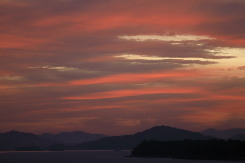 瀬戸内の夜明け(2) 170921-1