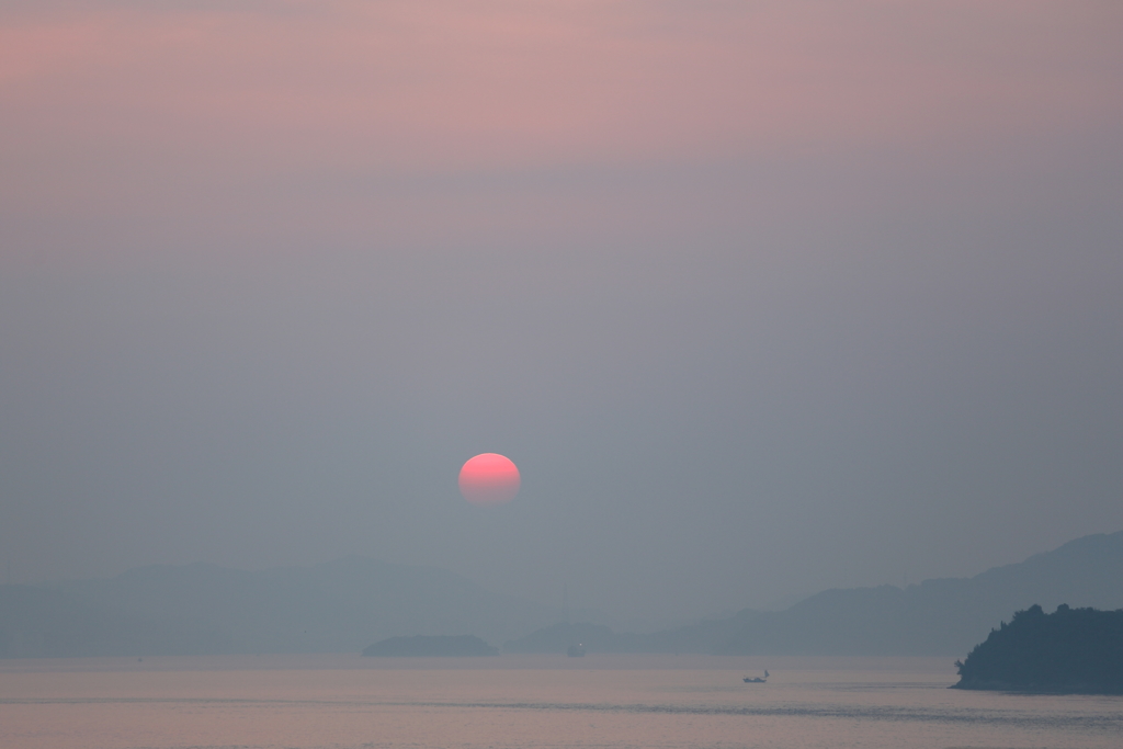 瀬戸内の夜明け(1)  170715-1