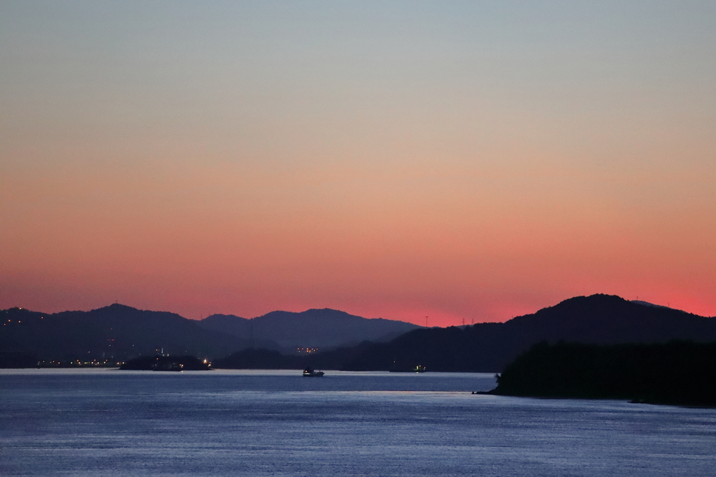 瀬戸内の夜明け170908-