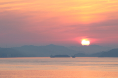 瀬戸内の夜明け(3) 170522
