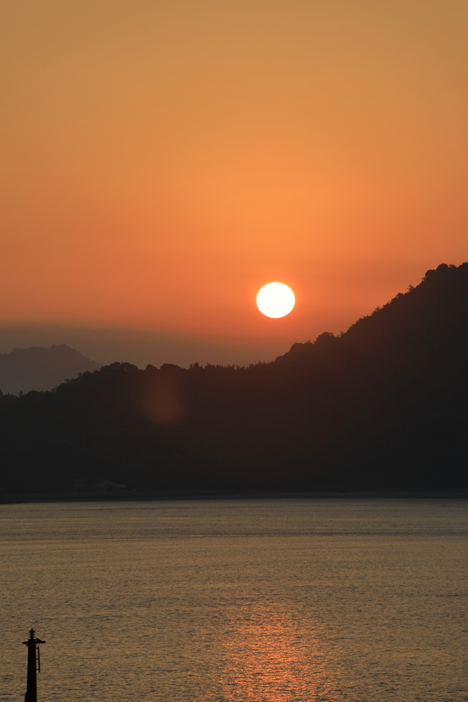 瀬戸内の夜明け(3)  171027-3