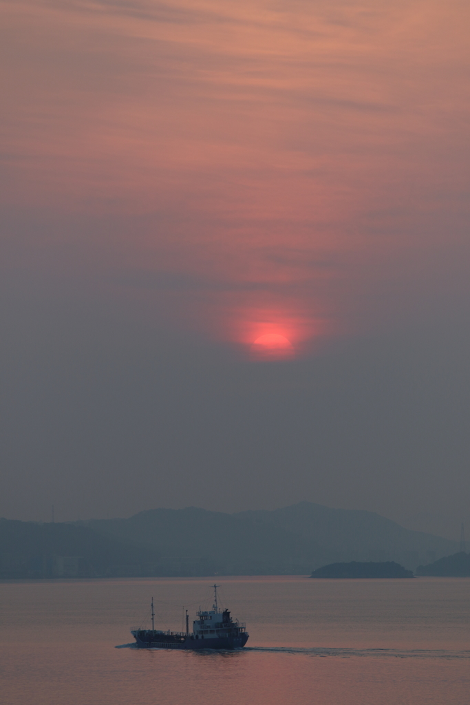 瀬戸内の夜明け(2) 170623-2