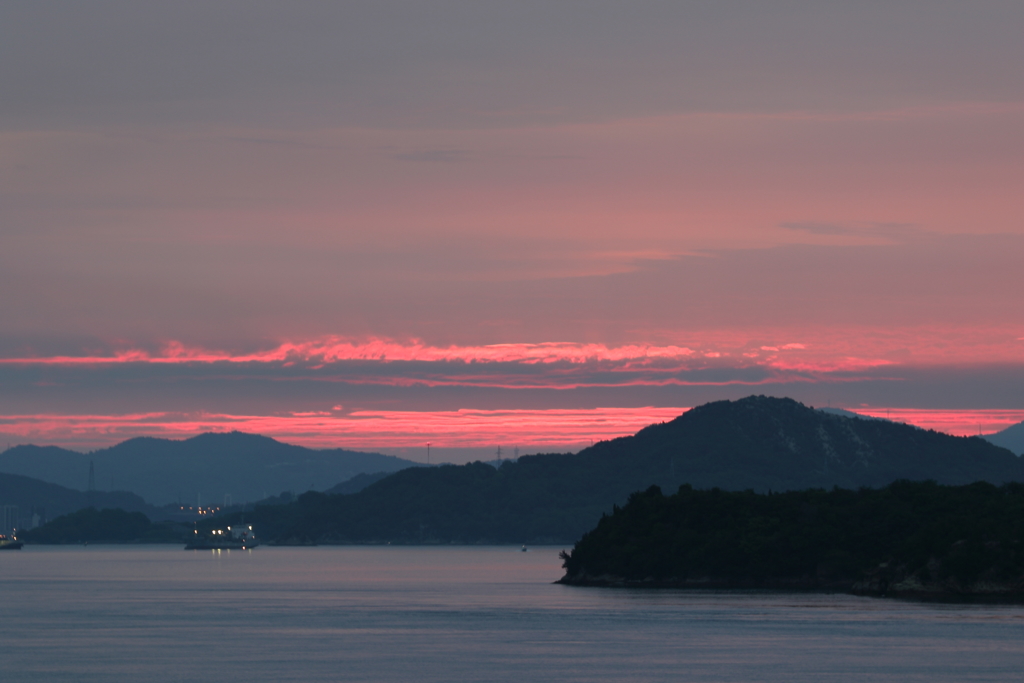 瀬戸内の夜明け(1) 17.05.05