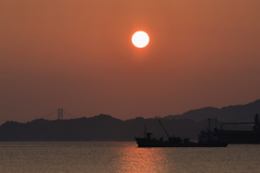 瀬戸内の朝 (1) 250122-717