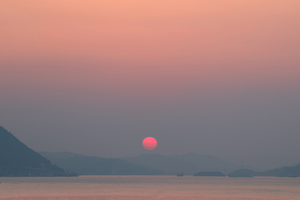 瀬戸内の夜明け(1)  170619-1