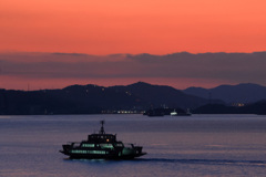 瀬戸内の朝 (2) 240818-098
