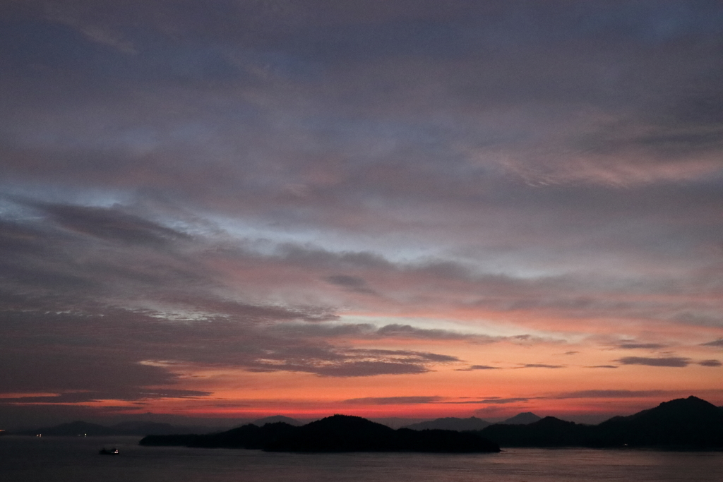 瀬戸内の夜明け(1) 170911-1