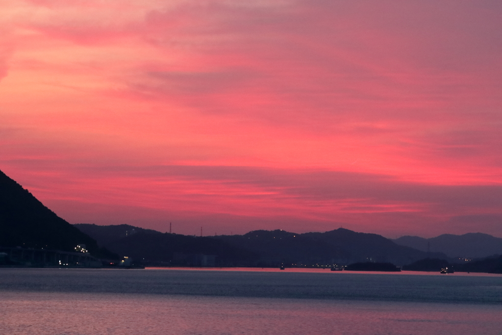 瀬戸内の夜明け(1)  170516-1