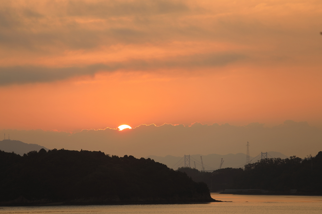瀬戸内の夜明け170919-1