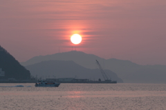 瀬戸内の夜明け 190301-570