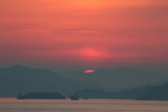 瀬戸内の夜明け(2) 170522