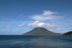 長崎鼻から開聞岳を望む　180812-013