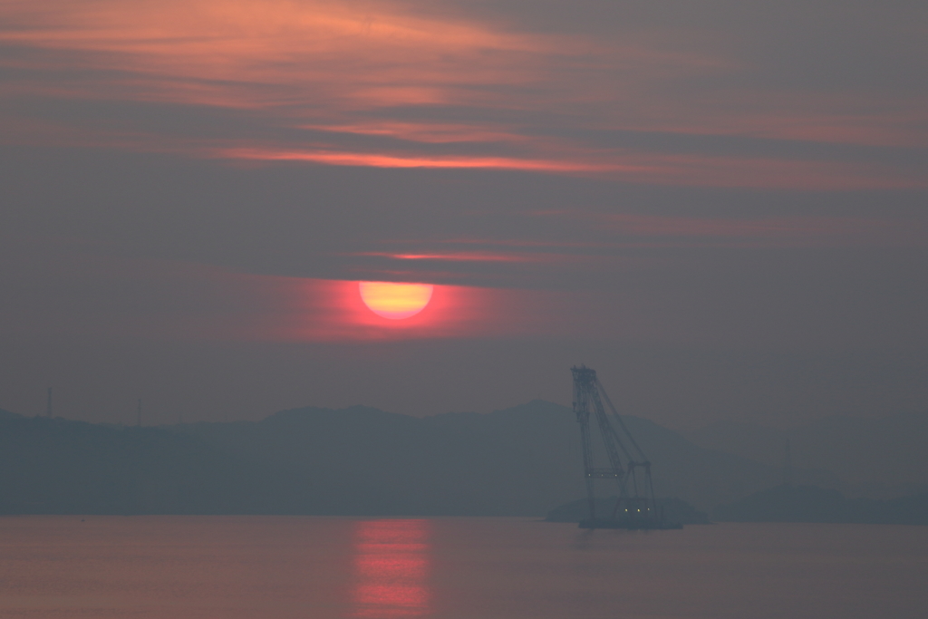 瀬戸内の夜明け(2) 170624-2