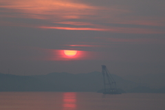 瀬戸内の夜明け(2) 170624-2