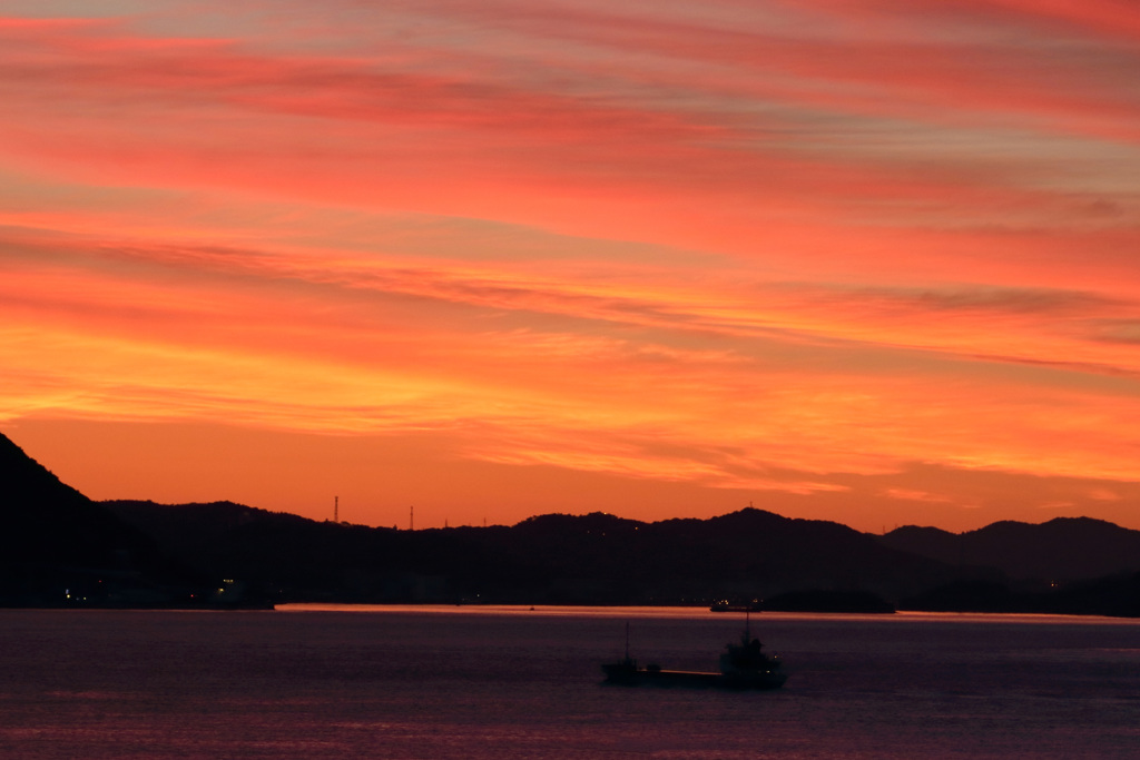 瀬戸内の夜明け(2) 170612--1
