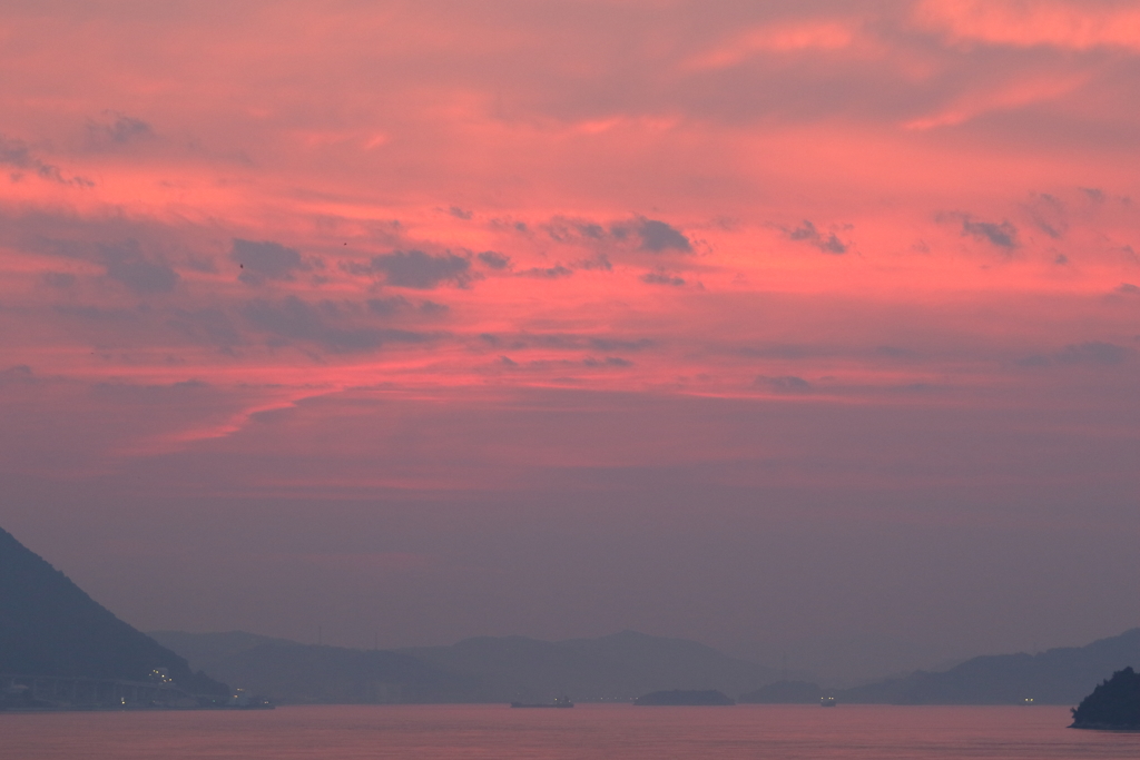 瀬戸内の夜明け(1) 170620-1