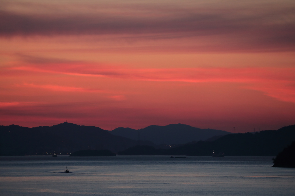 瀬戸内の夜明け(2) 180522-406