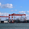 巨大船、建造中 17.02.10