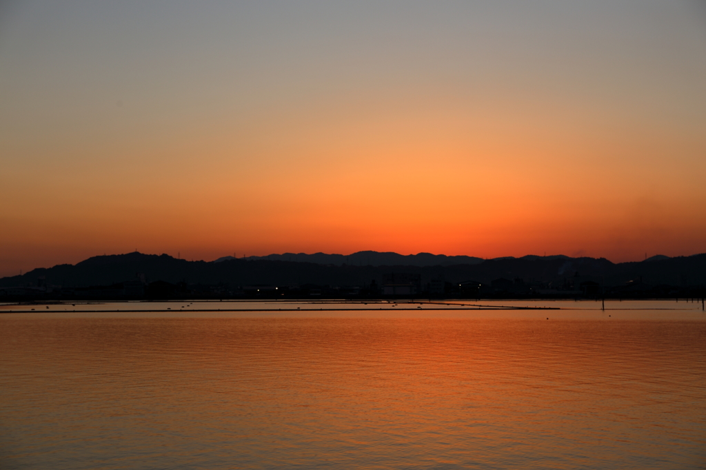 松永湾の夕景 (1) 15.10.16