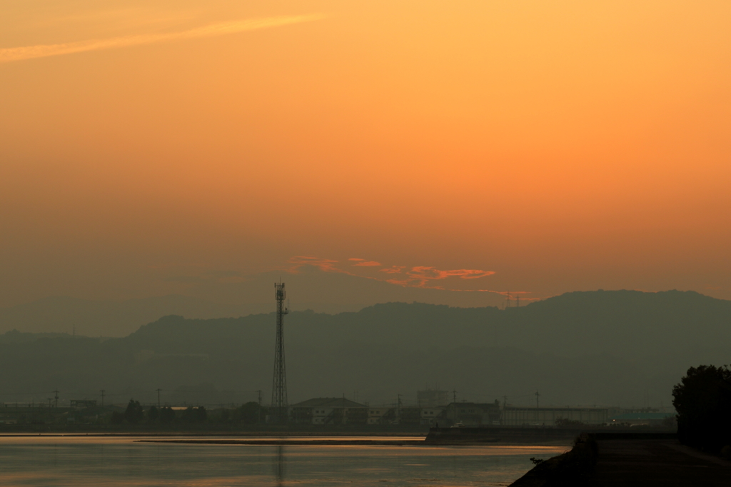 松永湾夕景　15.04.28