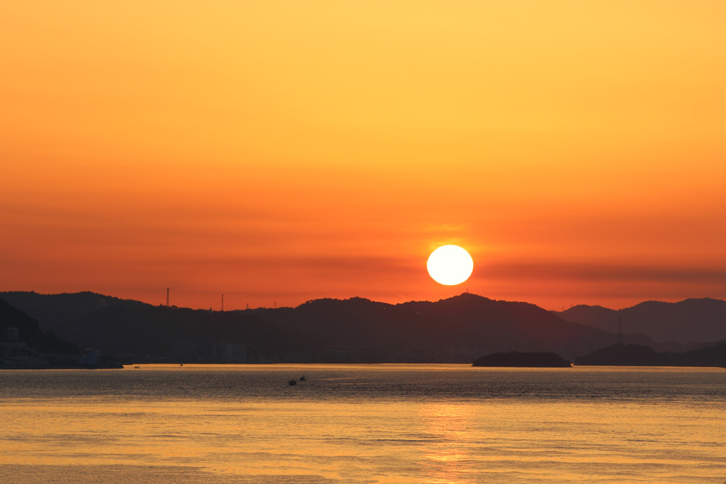 瀬戸内の夜明け(3)  170604-