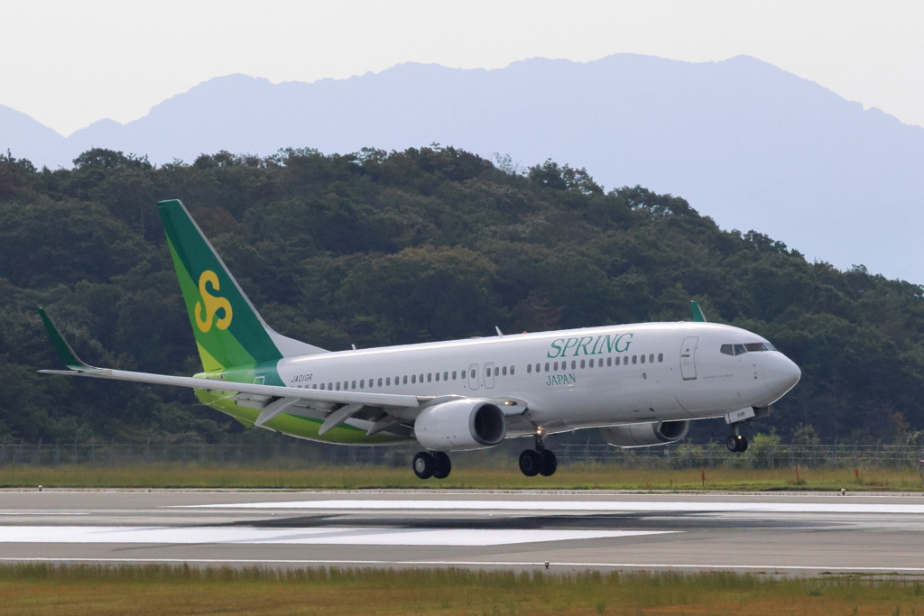 春秋航空 landing 230926-607