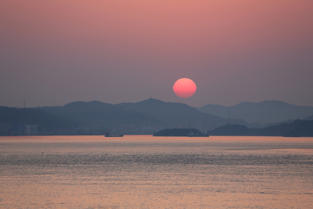 瀬戸内の夜明け(3) 170529-3