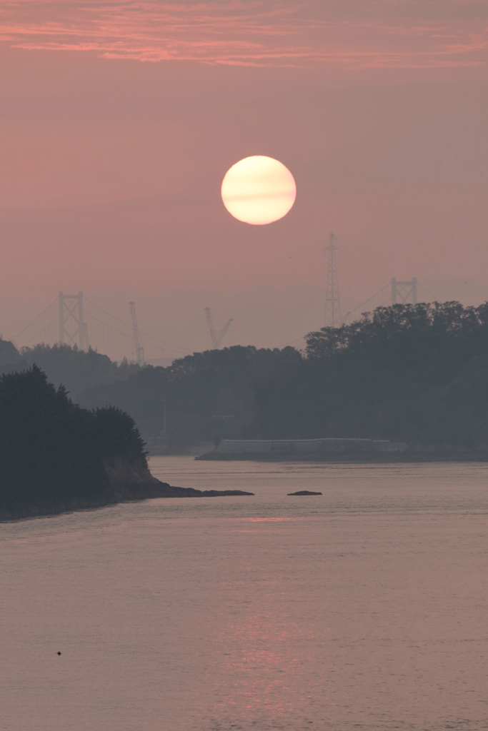 瀬戸内の夜明け(3)  170926-1