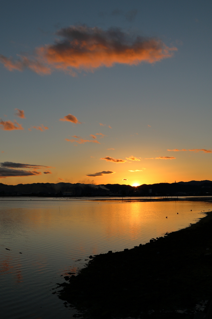 松永湾夕景 （２）15.03.19
