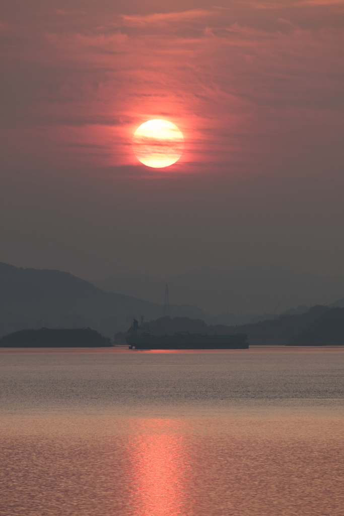 瀬戸内の夜明け　 190716-795