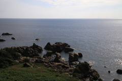 五能線電車から日本海を望む(2) 190611-245