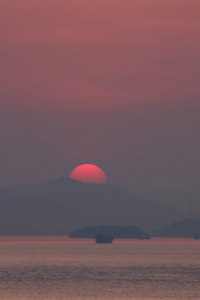 瀬戸内の夜明け(1)  170530-1