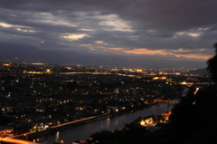 安曇野の夜景
