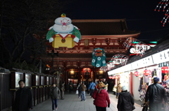 1月の浅草寺（ボツver.）