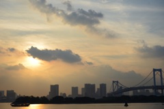 夕日
