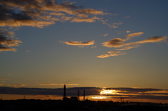 太陽と雲