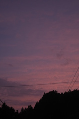 今朝の空