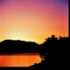 檜原湖　夕景