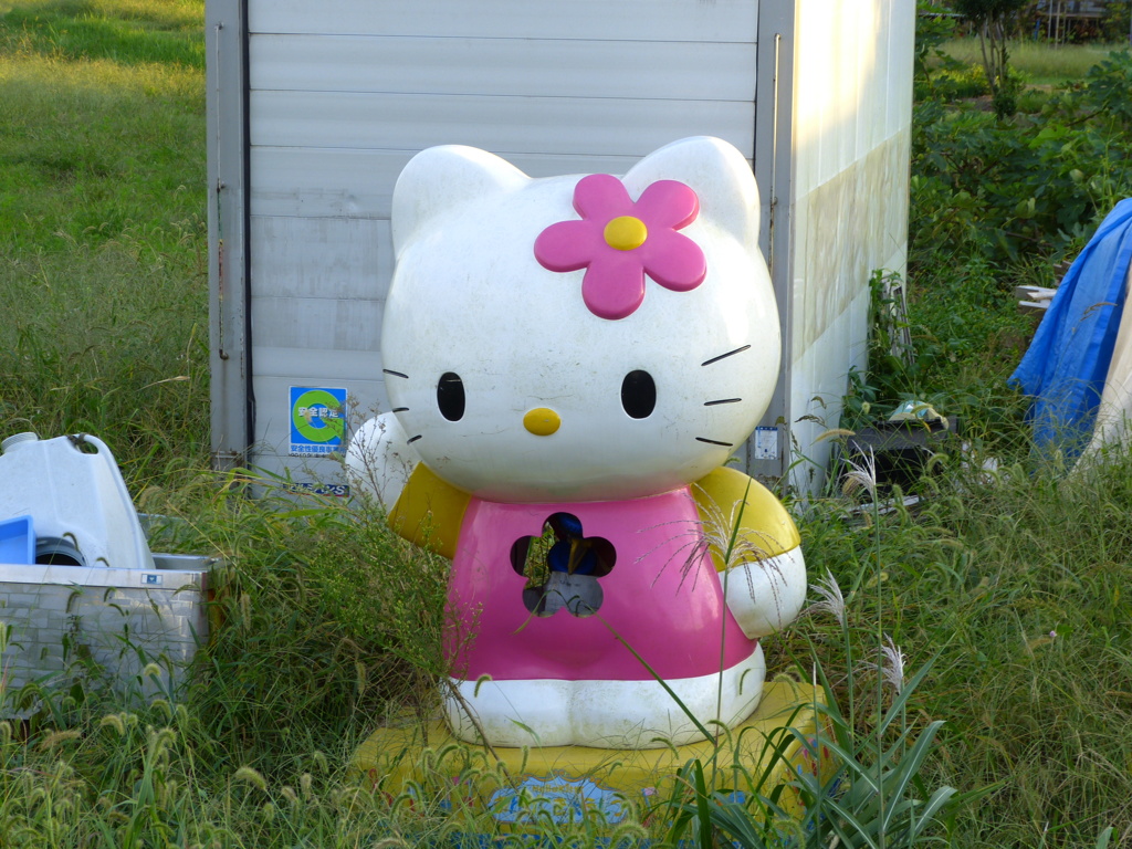 キティちゃんの案山子