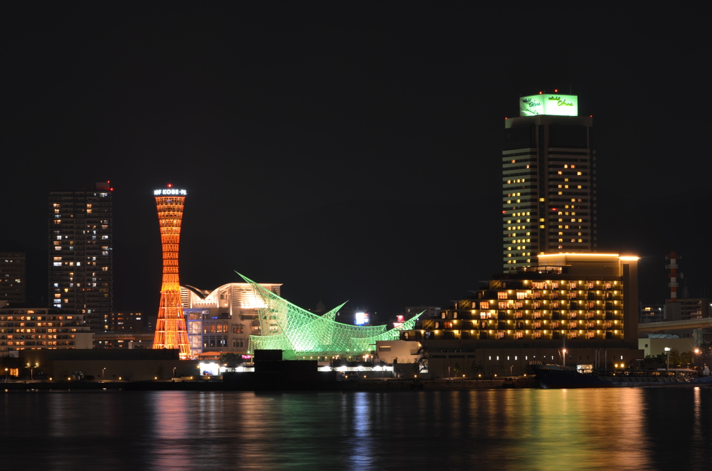 神戸港夜景
