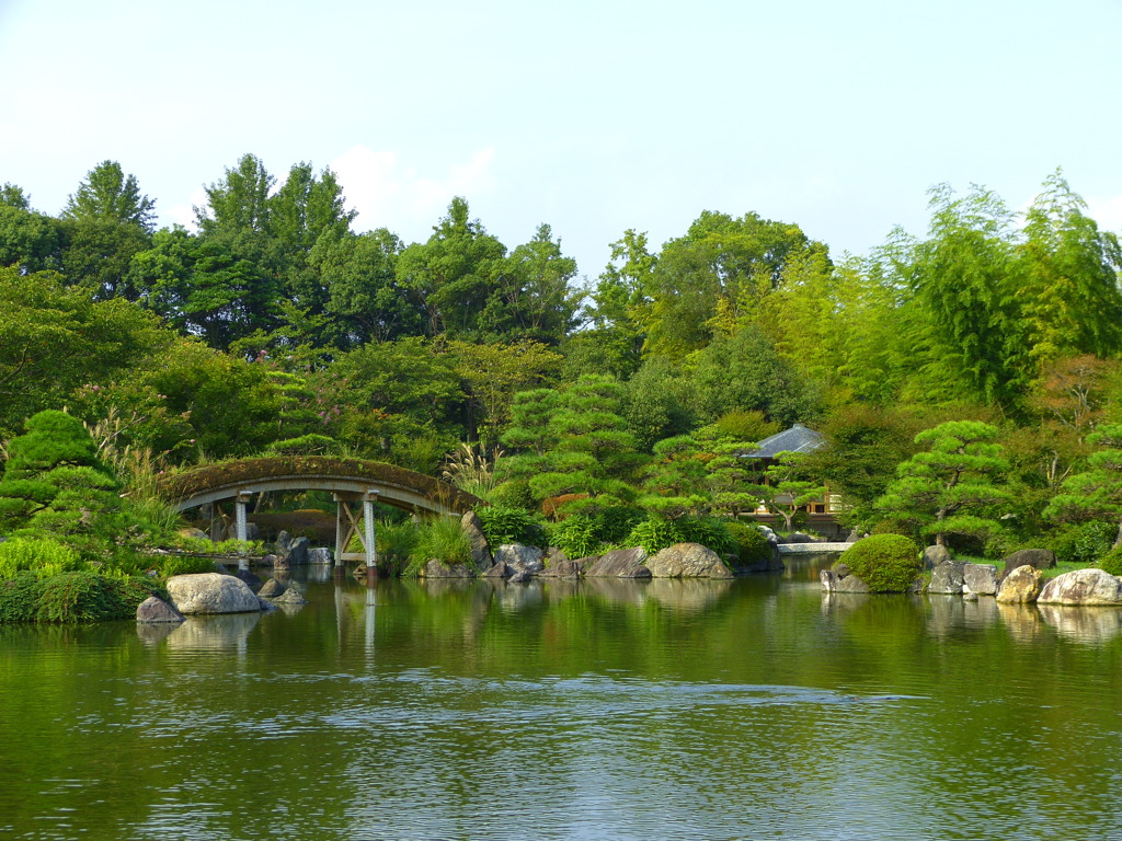 神戸しあわせの村日本庭園