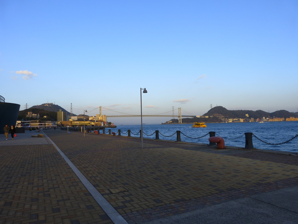 関門海峡風景