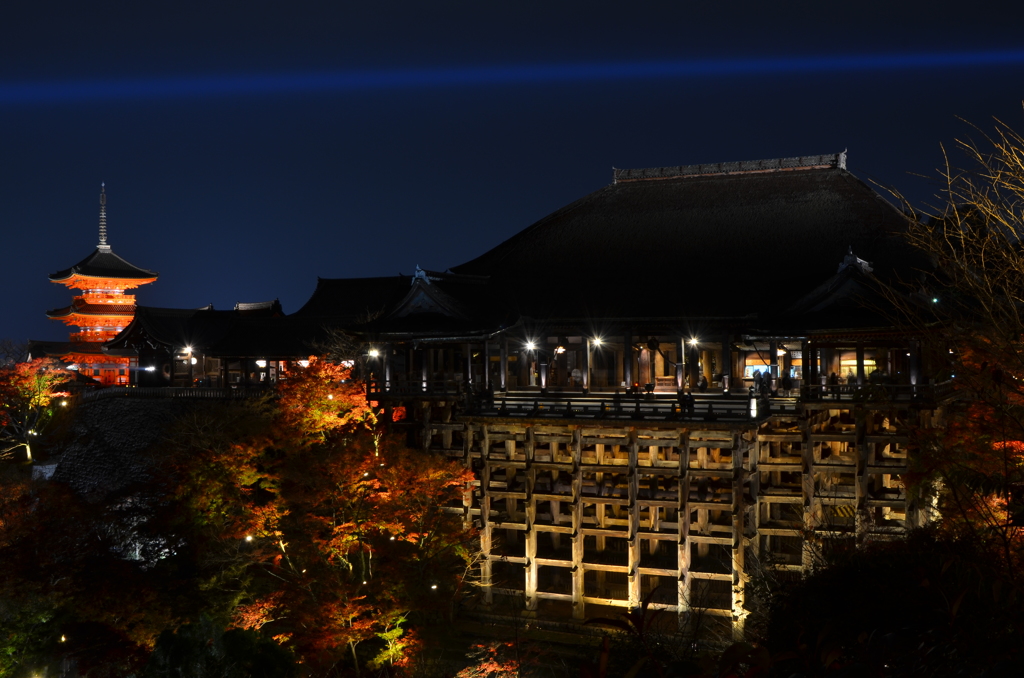 夜の清水寺
