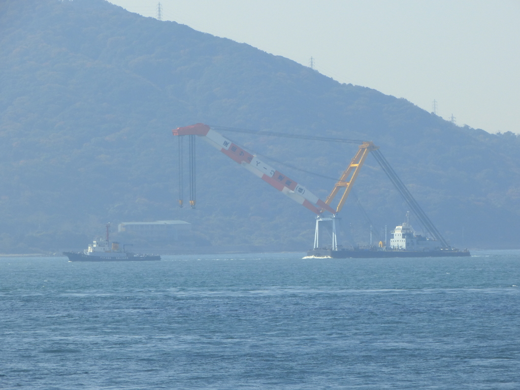 明石海峡の航行