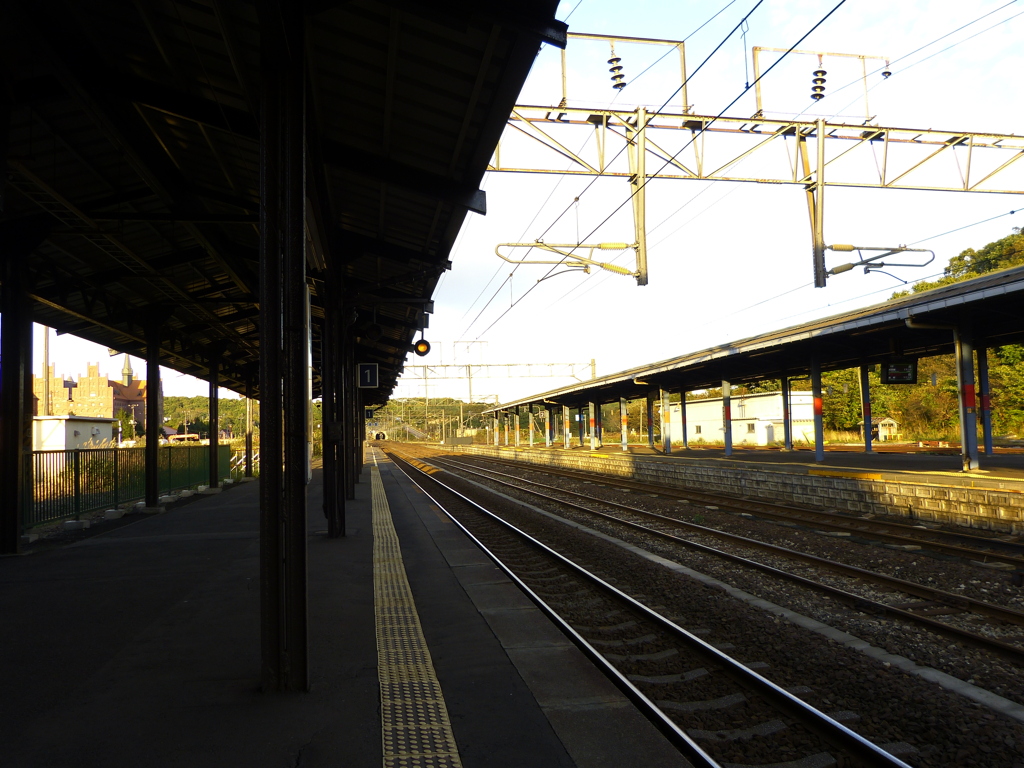 登別駅にて04